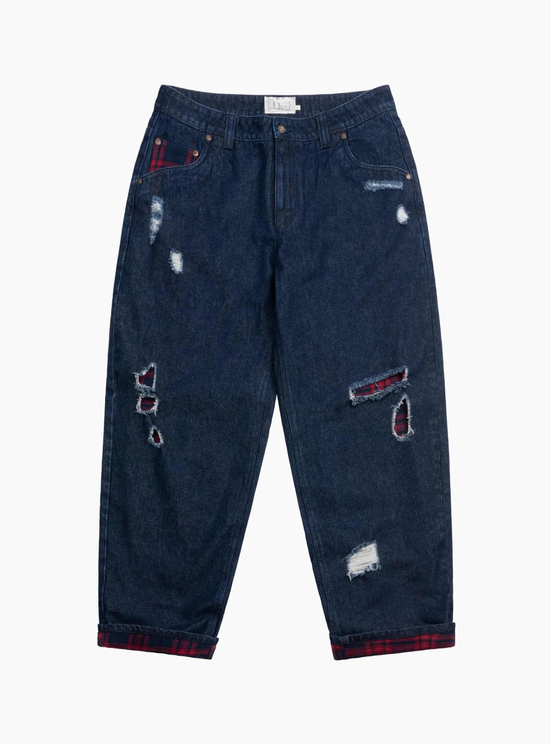 Secret Baggy Denim Pants Indigo<Dime Hot