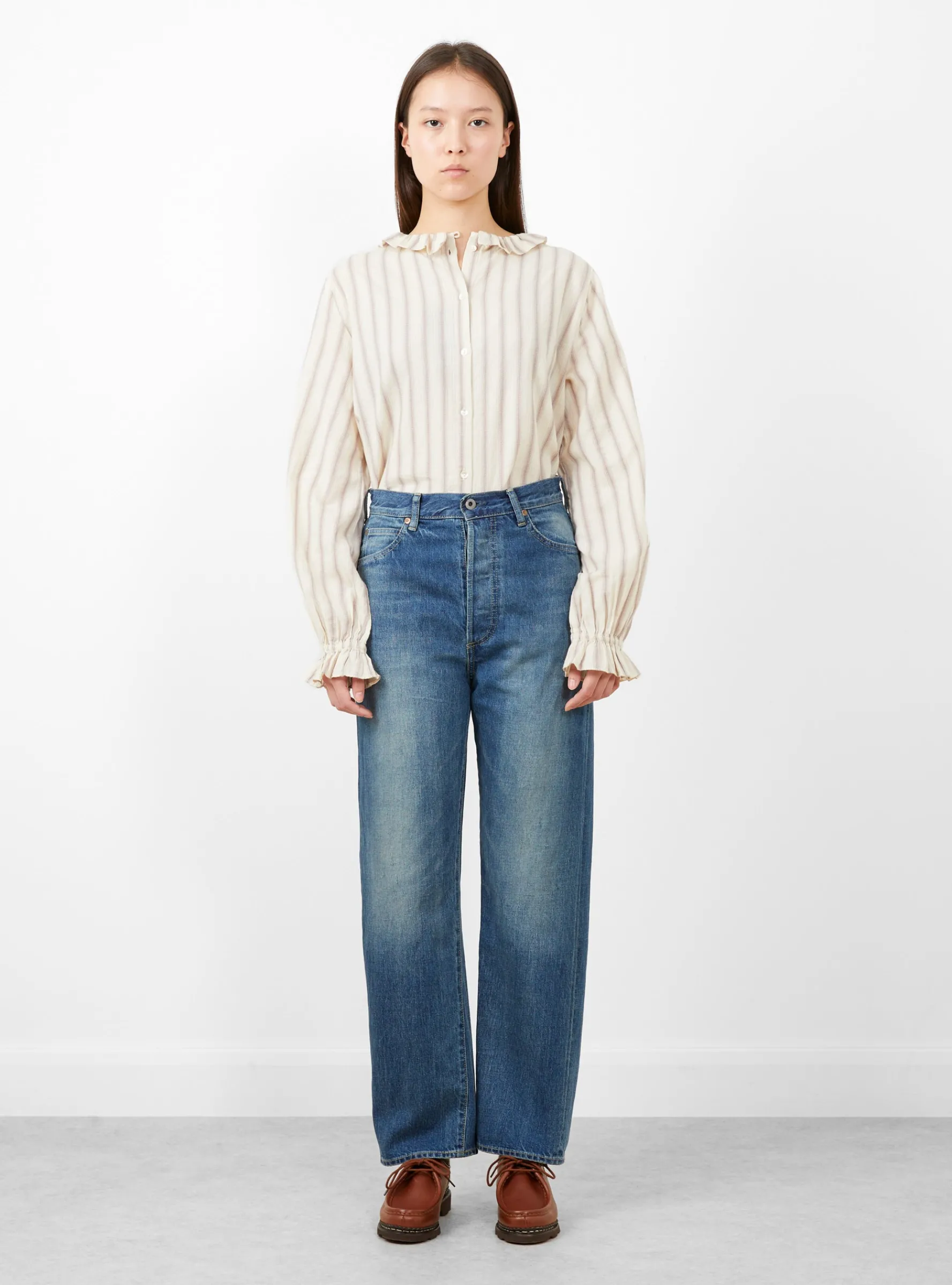 Selvedge Denim Monroe Cut Medium Wash<Chimala Fashion