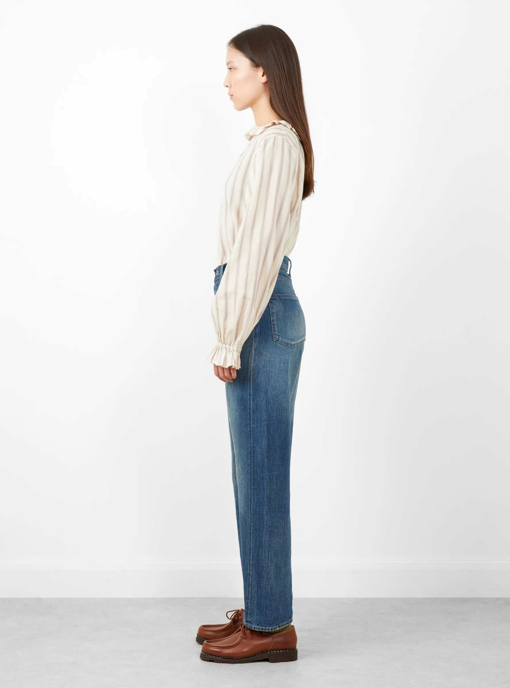 Selvedge Denim Monroe Cut Medium Wash<Chimala Fashion