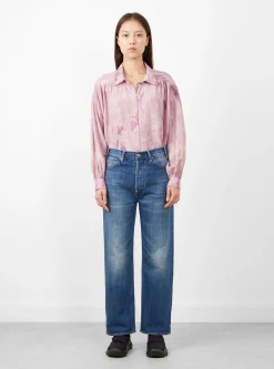 Selvedge Denim Narrow Straight Cut Medium Distress<Chimala Sale
