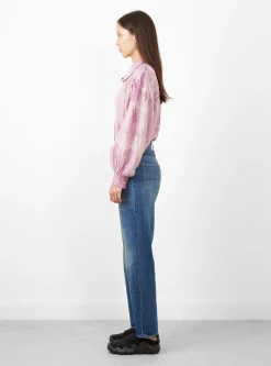Selvedge Denim Narrow Straight Cut Medium Distress<Chimala Sale