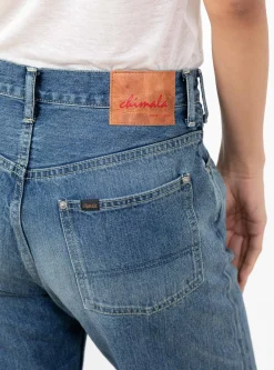 Selvedge Denim Narrow Straight Cut Medium Splatter<Chimala Fashion