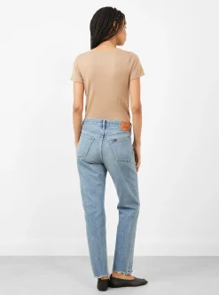 Selvedge Denim Narrow Tapered Cut Very Light<Chimala New