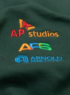Semiconductor Multi Logo Sweatshirt Forest Green<Arnold Park Studios Outlet