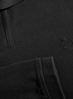 Serge Long Sleeve Polo Shirt Black<Polar Skate Co. Fashion