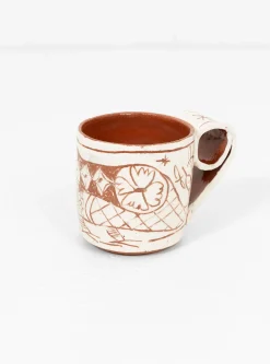 Sgraffito Bird Mug<Celia Wood Clearance