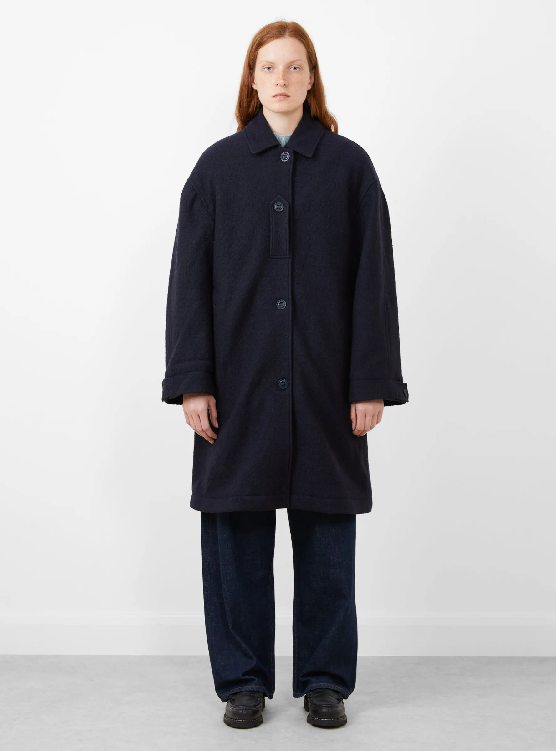 SGT Rock Coat Navy<YMC Best