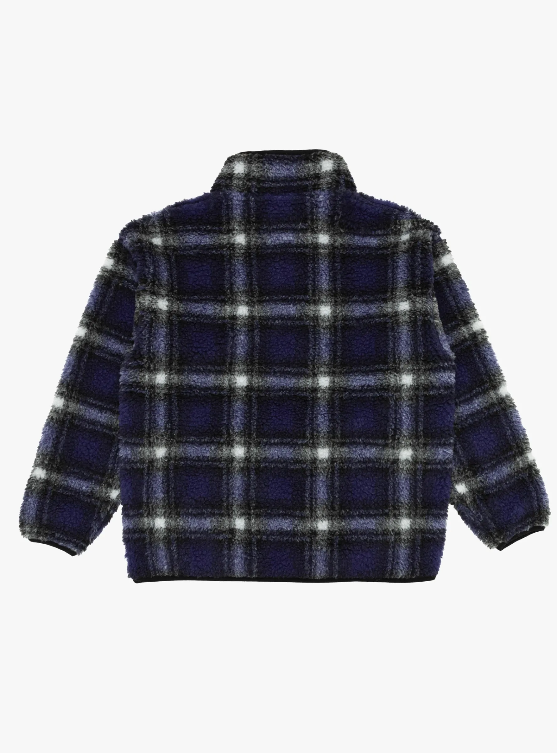 Shadow Plaid Sherpa Jacket Purple<Gramicci Clearance