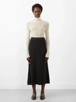 Sheer Gauze Turtleneck Crema<Modern Weaving Hot