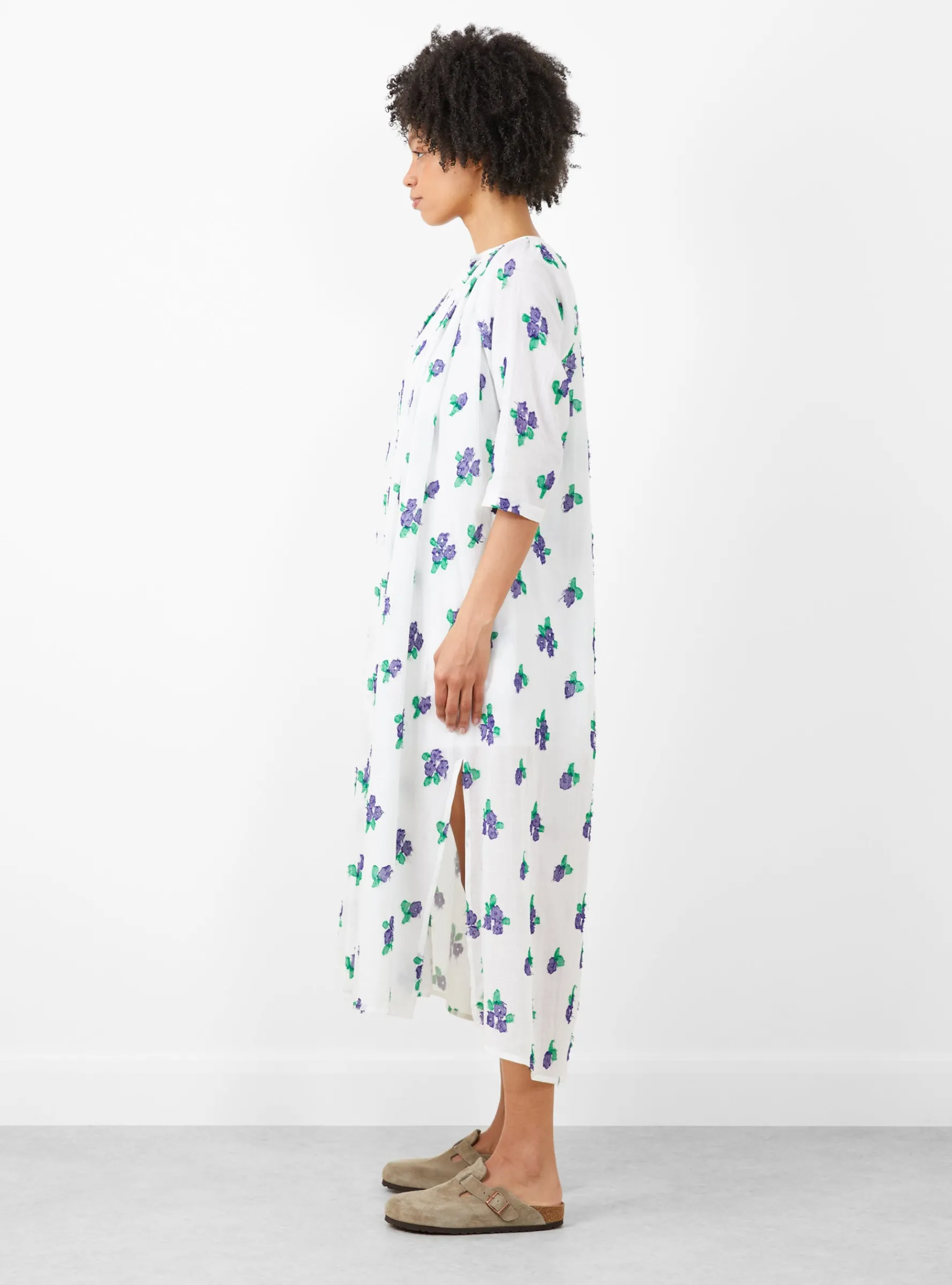 Sherazade Hand Woven Long Dress White<Mii Collection Fashion