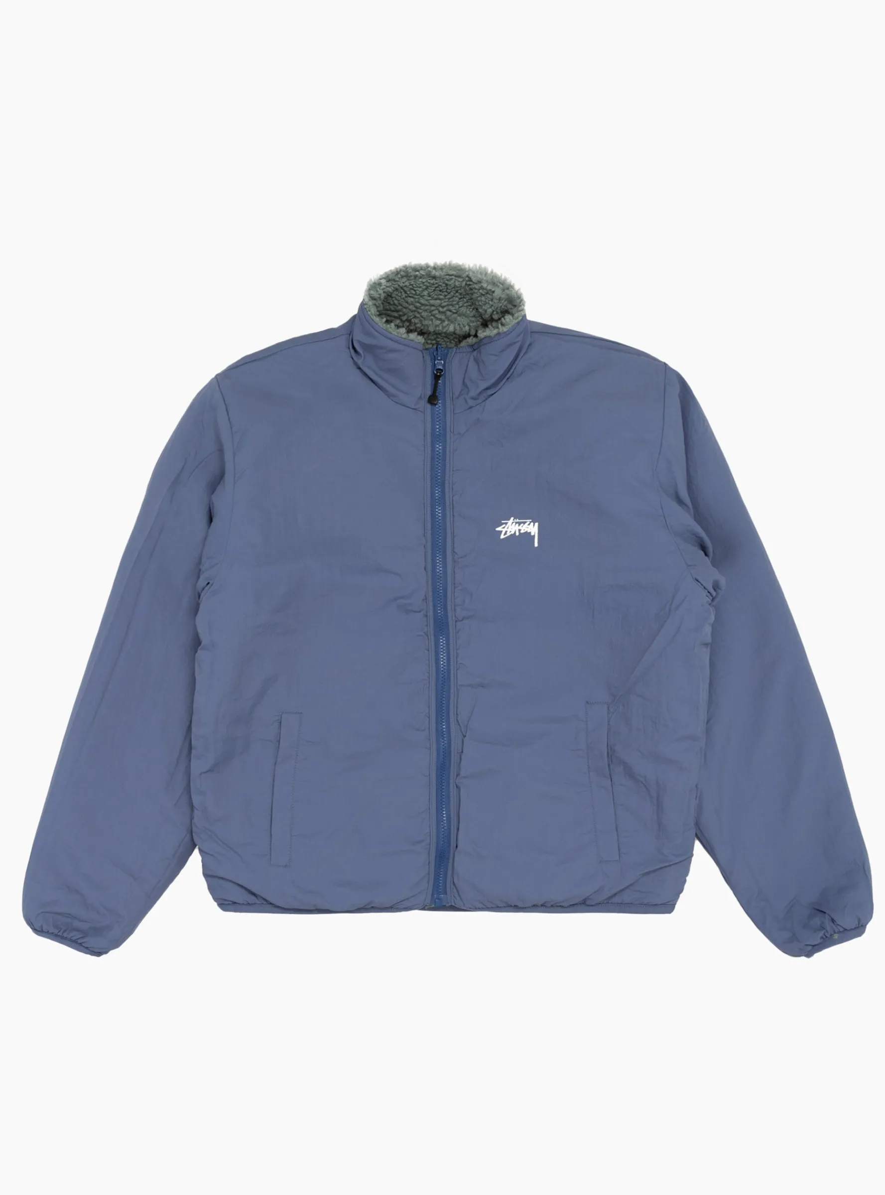 Sherpa Reversible Jacket Bluestone<Stüssy Sale