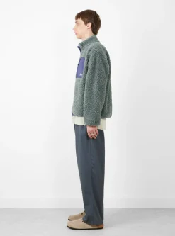 Sherpa Reversible Jacket Bluestone<Stüssy Sale