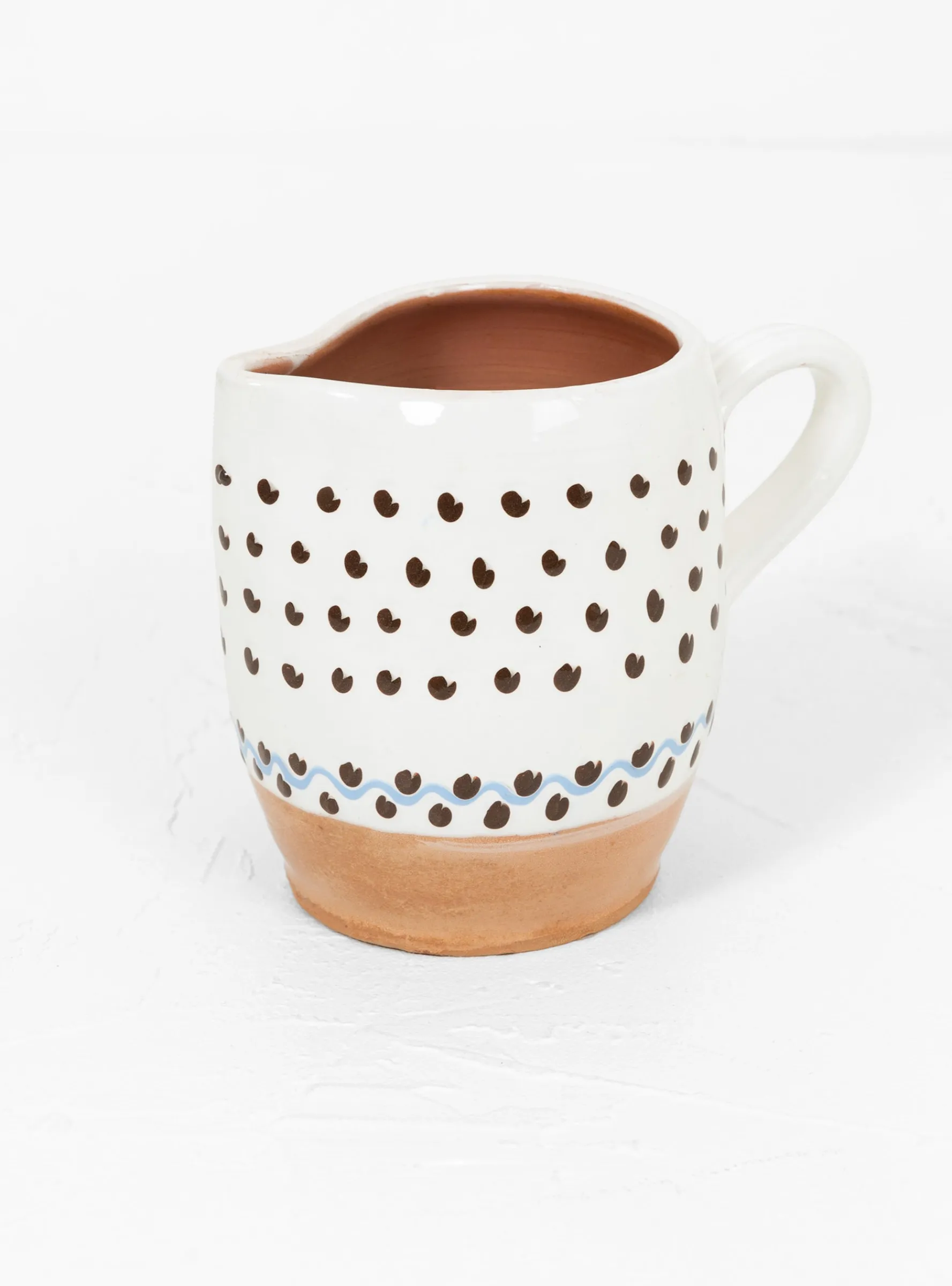 Short Barrel Jug Ecru<Casa De Folklore Discount