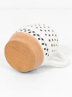 Short Barrel Jug Ecru<Casa De Folklore Discount