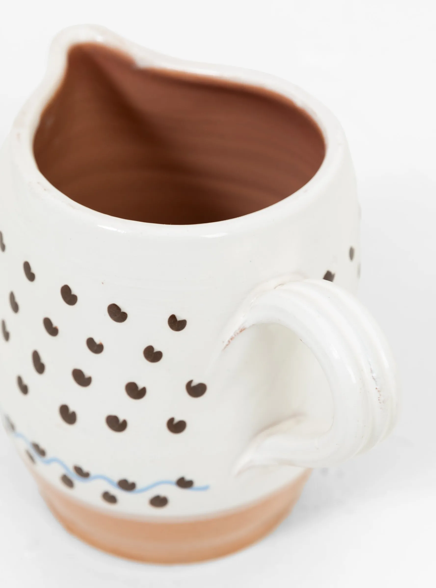 Short Barrel Jug Ecru<Casa De Folklore Discount