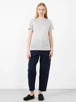 Short Sleeve T-Shirt Grey Melange<Baserange Clearance
