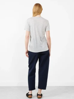 Short Sleeve T-Shirt Grey Melange<Baserange Clearance