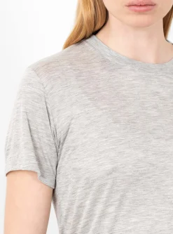 Short Sleeve T-Shirt Grey Melange<Baserange Clearance