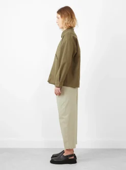 Signature Pocket Panel Shirt Jacket Kelp<7115 by Szeki Discount