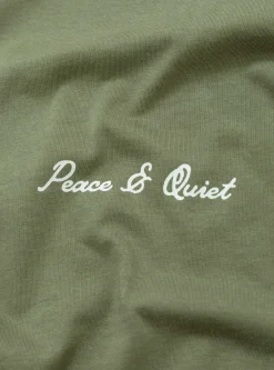 Signature T-Shirt Olive<Museum of Peace and Quiet Clearance