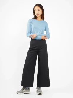 Signature Wide-Leg Trousers Navy<7115 by Szeki Fashion