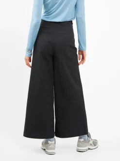 Signature Wide-Leg Trousers Navy<7115 by Szeki Fashion