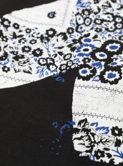 Sign Print Work Jacket Black<NOMARHYTHM TEXTILE Clearance