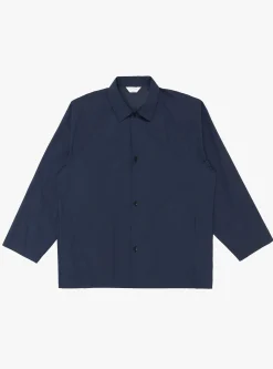 Silicone Coated Shirt Jacket Deep Blue<Still By Hand Clearance