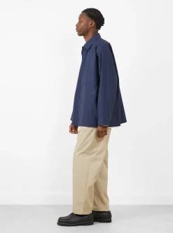 Silicone Coated Shirt Jacket Deep Blue<Still By Hand Clearance