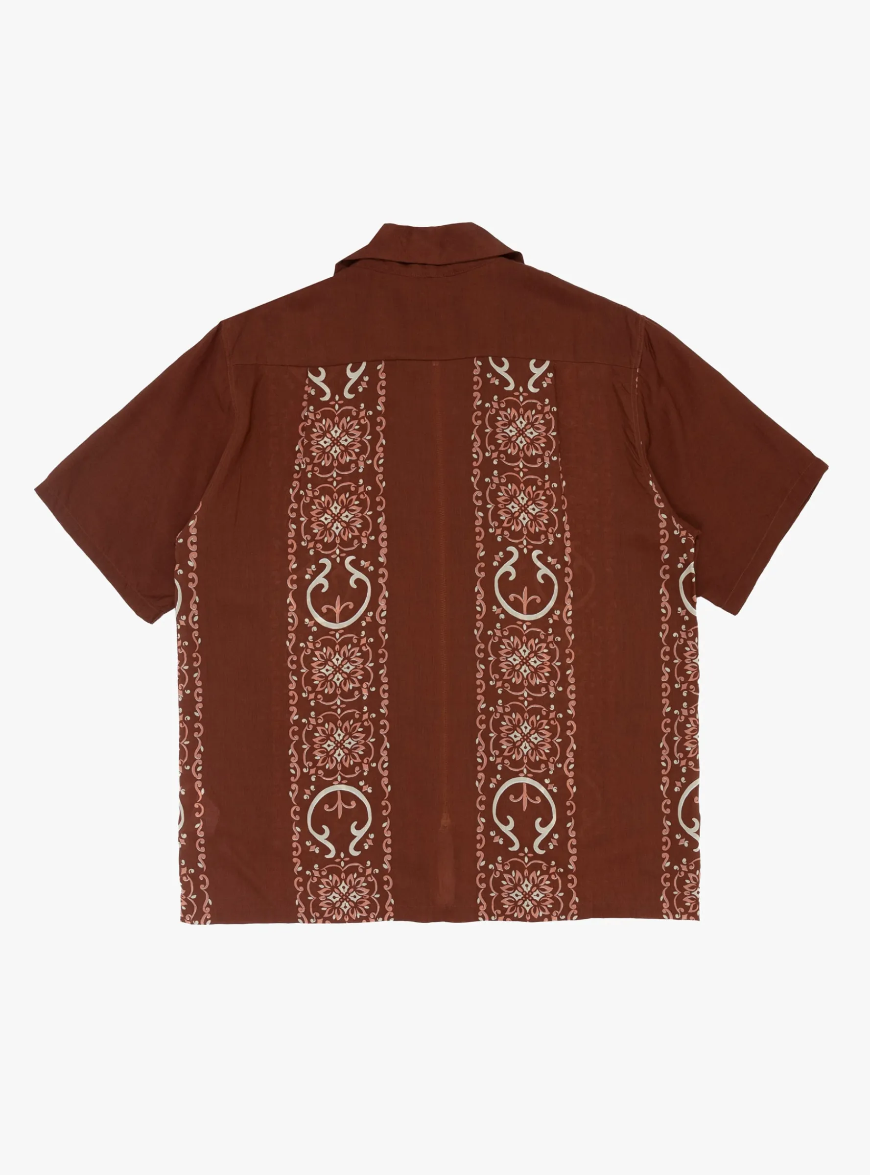 Silk Rayon Havananaja Drizzle Cuba Shirt Light Brown<Kapital New