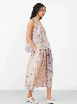 Silk Skirt Longwood Marigold and Madder<Anntian Outlet