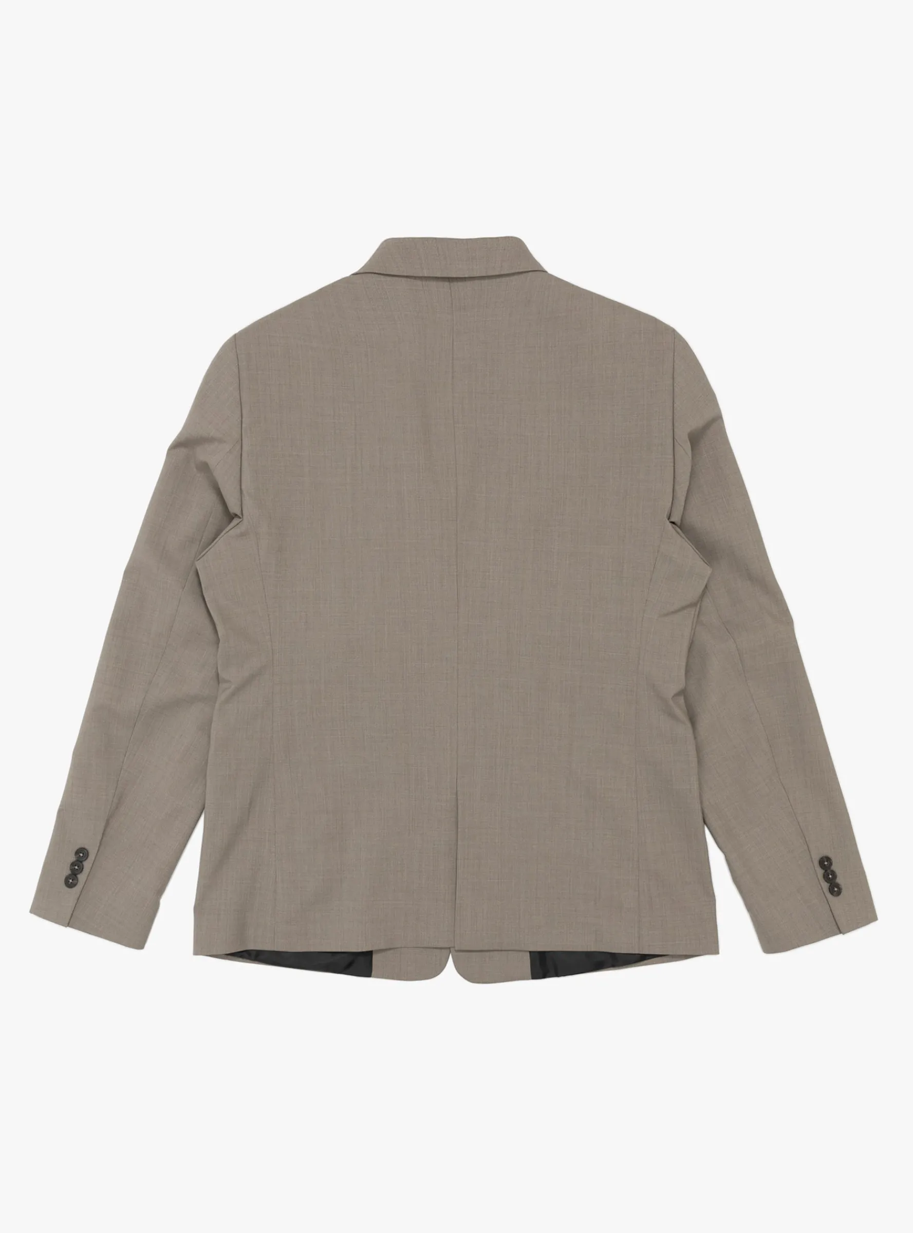 Single Breasted Blazer Taupe Wool<mfpen Outlet
