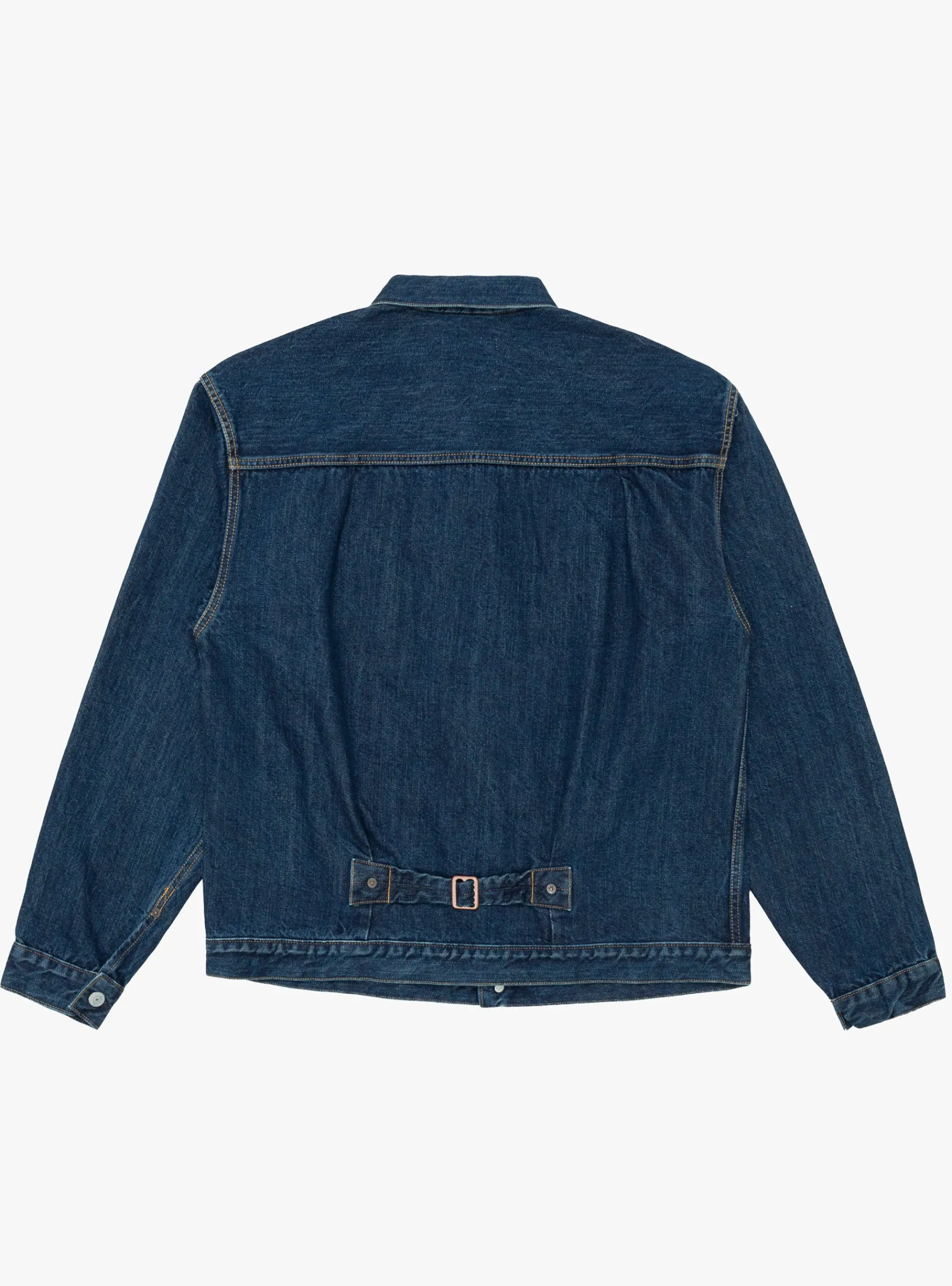 Single Pocket Denim Jacket Dark Blue Damage<CIOTA Online