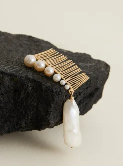 Sister Comb White & Gold<BEATRIZ PALACIOS Hot