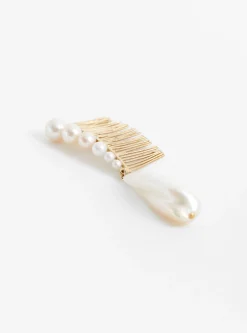 Sister Comb White & Gold<BEATRIZ PALACIOS Hot