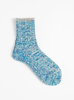 Six Colour Twister Socks Blue<Mauna Kea Best