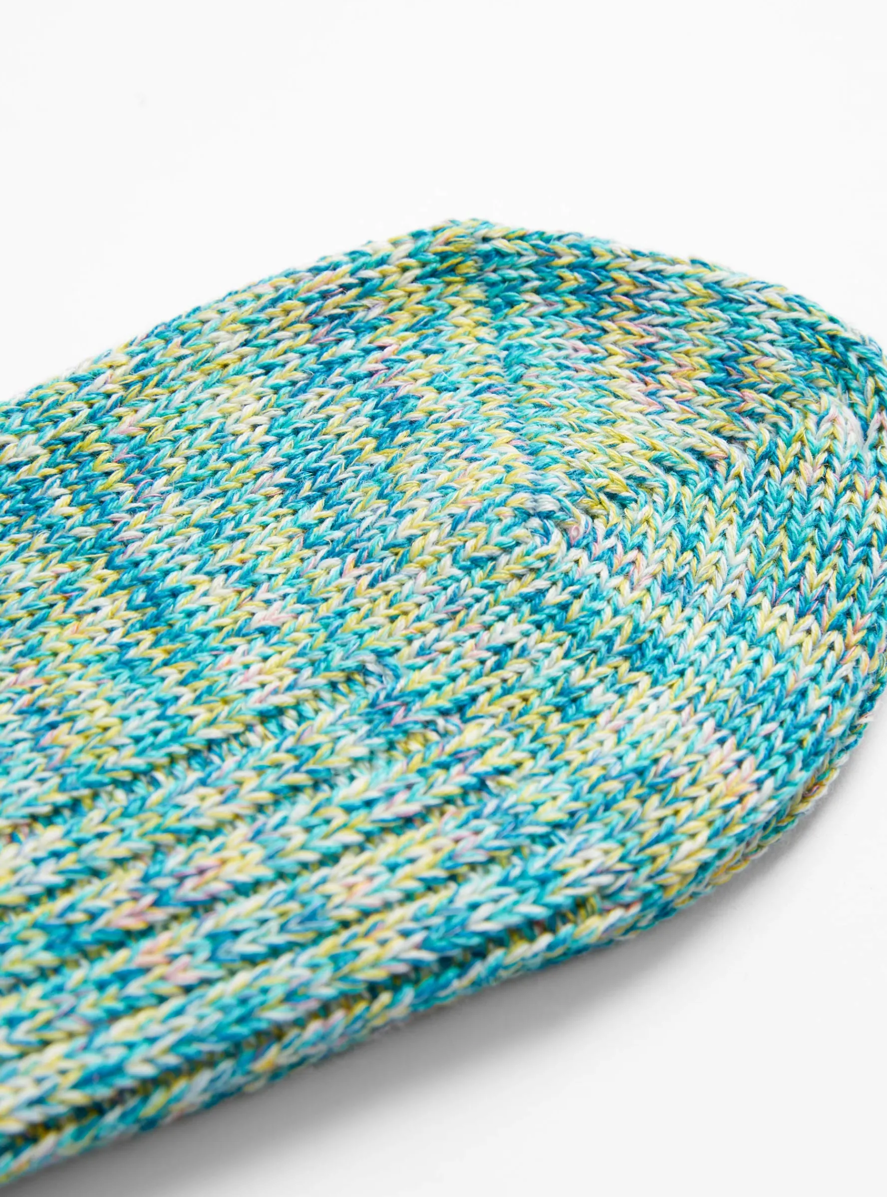 Six Colour Twister Socks Green<Mauna Kea Online