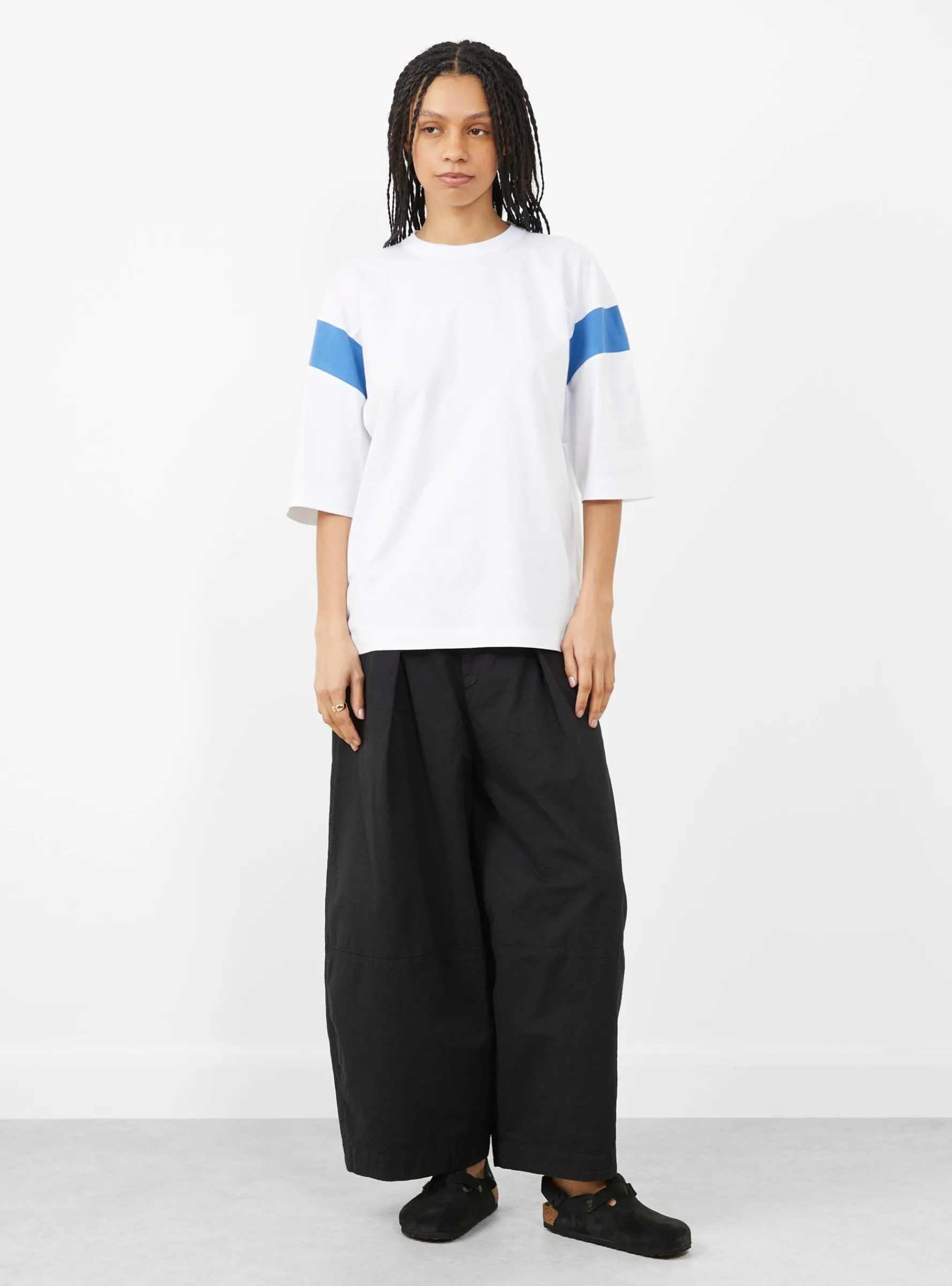 Skate T-Shirt White and Blue<YMC Online