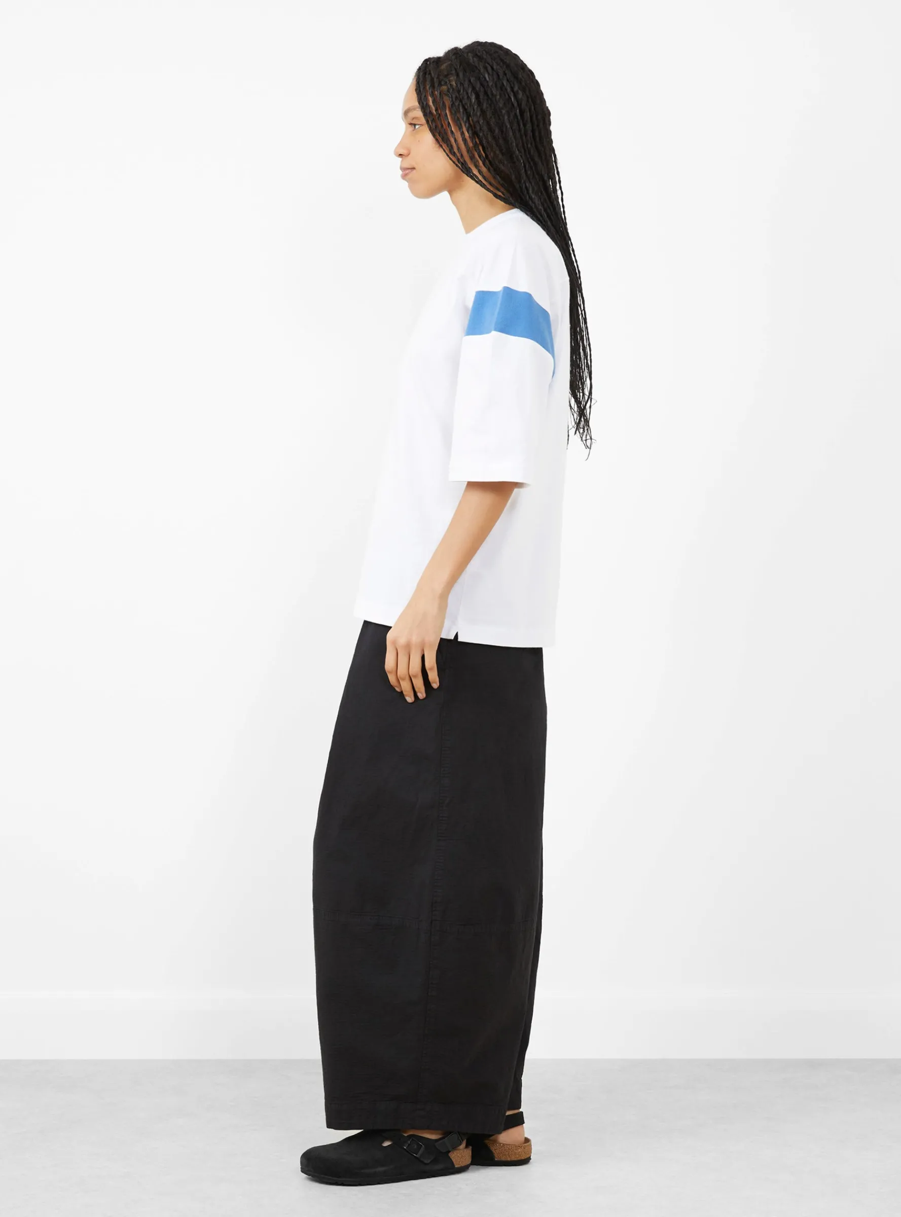 Skate T-Shirt White and Blue<YMC Online