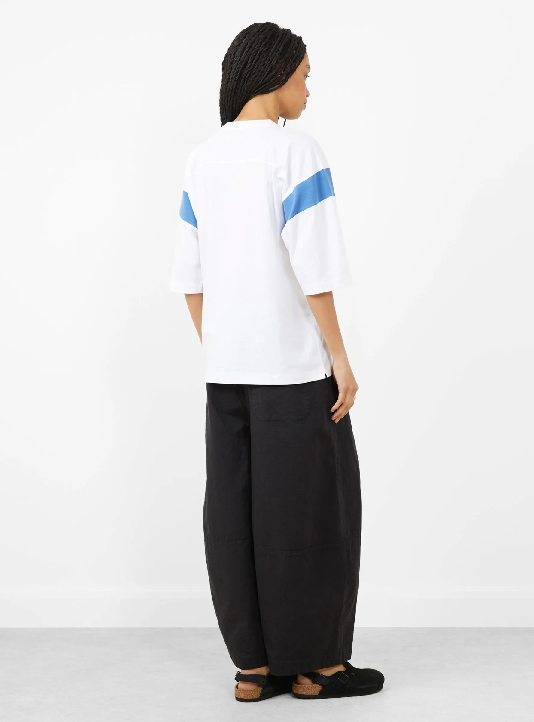Skate T-Shirt White and Blue<YMC Online