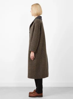 Skog Coat Brown<Minä Perhonen Clearance