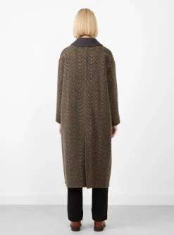 Skog Coat Brown<Minä Perhonen Clearance