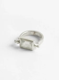 Sling Ring Green Moonstone<Lizzie Ames Best