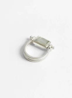 Sling Ring Green Moonstone<Lizzie Ames Best