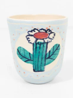 Slipware Flower Tumbler<Celia Wood Sale