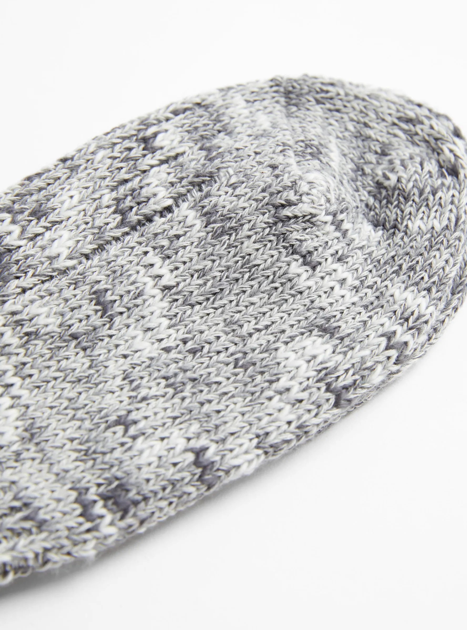 Slub Low Guage Rib Socks Heather Grey<Mauna Kea Discount