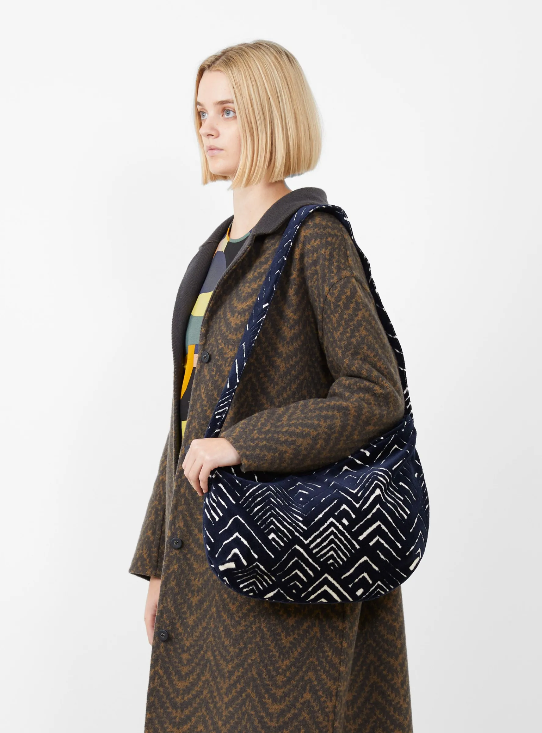 Small Echo Bag Navy<Minä Perhonen New