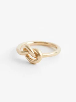 Small Knot Ring Gold Plated<Helena Rohner Fashion