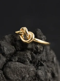 Small Knot Ring Gold Plated<Helena Rohner Fashion