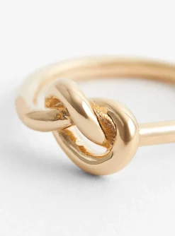 Small Knot Ring Gold Plated<Helena Rohner Fashion